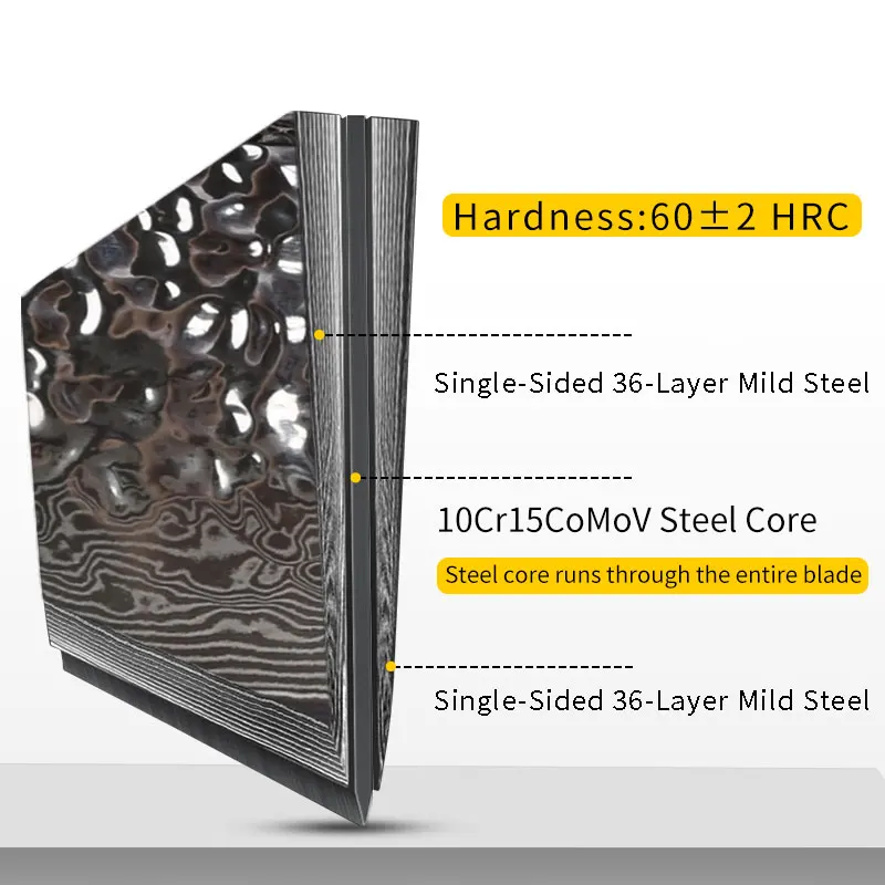 Продажа YARENH Набор кухонных ножей Sharp из 9 предметов - 73-слойный японский дамасский нож шеф-повара - Кухонный нож Держатель кухонного ножа - Высокое кач...