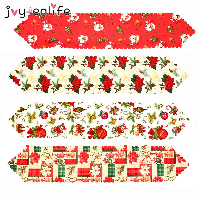Рождественские украшения для дома Настольная дорожка коврик скатерть и флаги