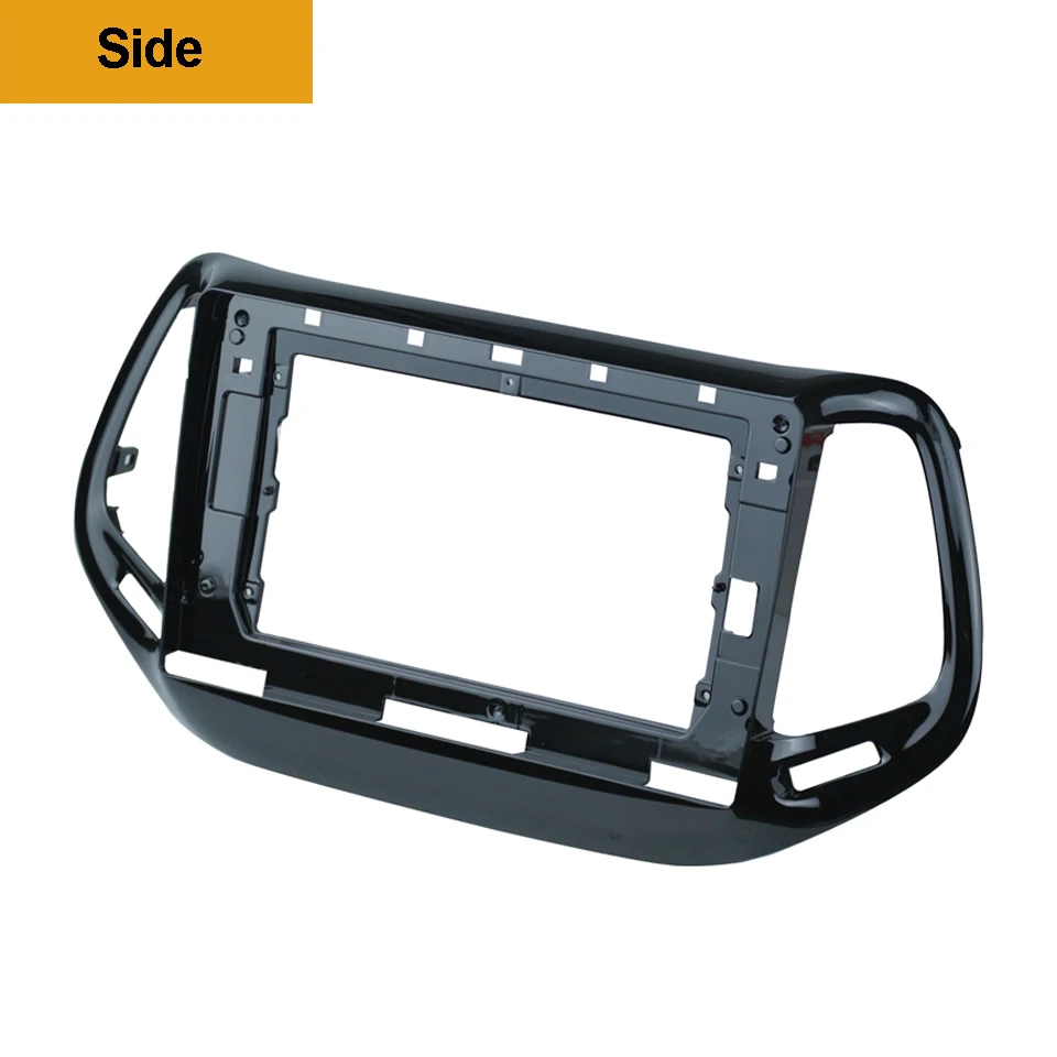2/1DIN Car CD DVD Frame Audio Fitting Adaptor Dash Trim Facia Panel 10.1inch For JEEP COMPASS 2017 18 19 Double Din Radio Player |