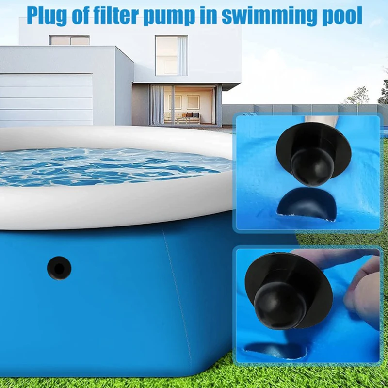 Swimming Pool Pump Strainer Hole Plug Water Stopper for Intex Above-ground Pools | Спорт и развлечения
