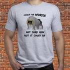 Рубашка с надписью может быть хужезабавная футболкаВинни-Пух Eeyoreуличная одежда с изображением осла