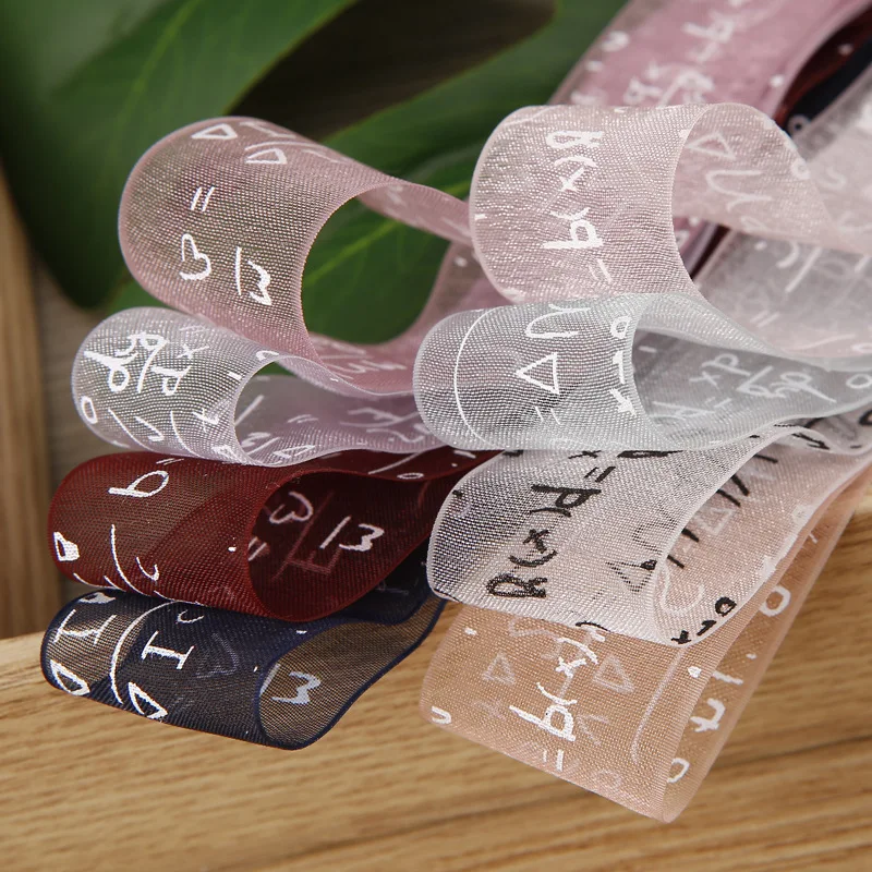 Лента из органзы с надписью nastro 25 мм 100 ярдов | Дом и сад