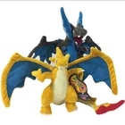 2 шт.лот TAKARA TOMY Pokemon 25 см Mega Evolution Charizard плюшевые игрушки мягкие игрушки-животные куклы для детей Подарки для детей