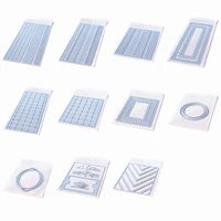 fillable gift card holder slim stripes stitched scallop rectangles circles oval cutting dies for diy scrapbooking card crafts
