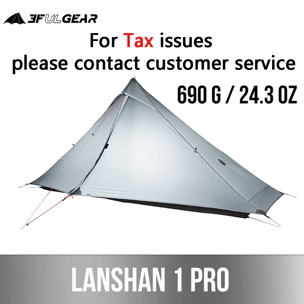 3F UL GEAR Lanshan 1 Pro палатка для улицы на человек 3 4 сезона Сверхлегкая походная
