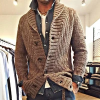 mens fashion sweaters 2021 autumn winter new cardigan cotton casual sweater with buttons mens long sleeved knitted jacket male