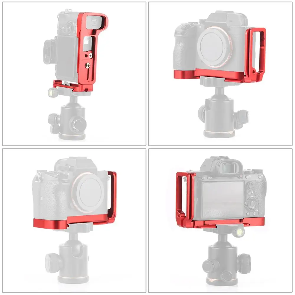 Алюминиевый сплав A9 A7R3 Pro вертикальный QR L тип пластина кронштейн штатив быстросъемная ручка Набор для sony A9/A7R3/A7M3 камера