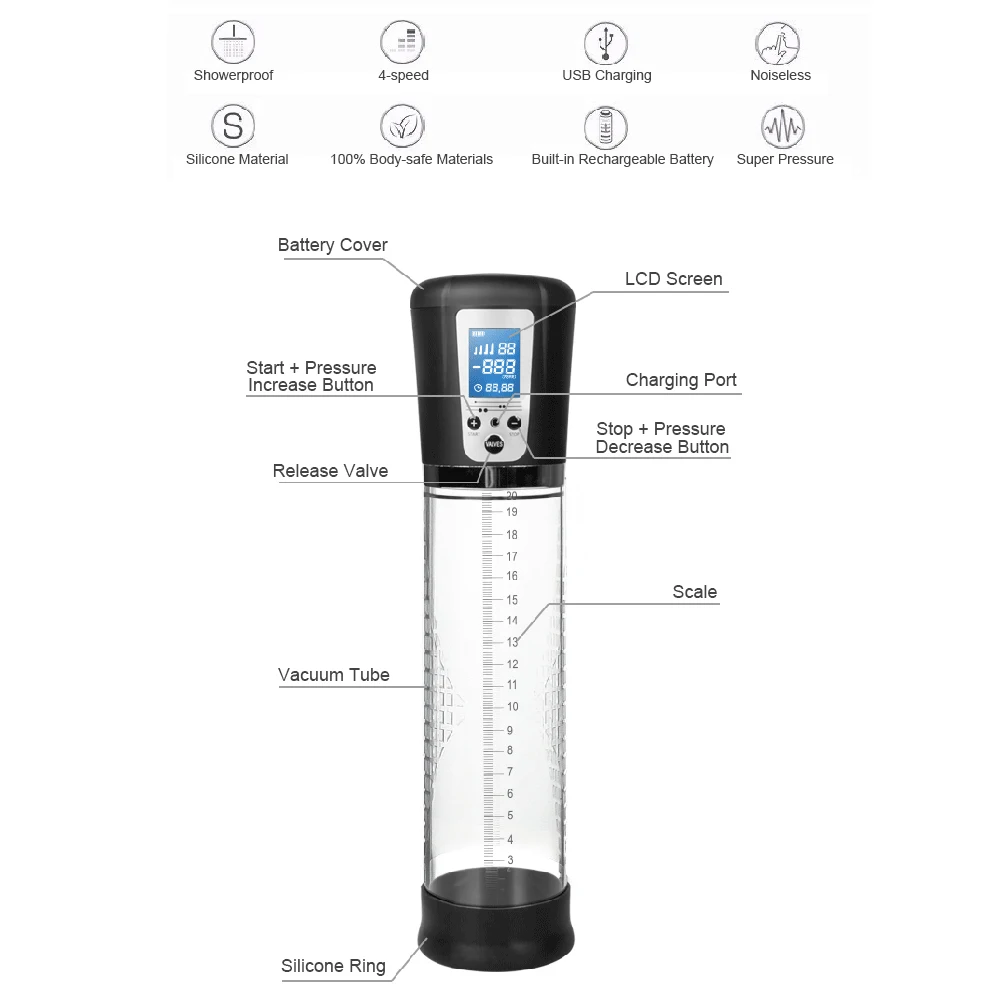 Вакуумный насос для пениса секс игрушки мужчин фаллоимитатор геев увеличение