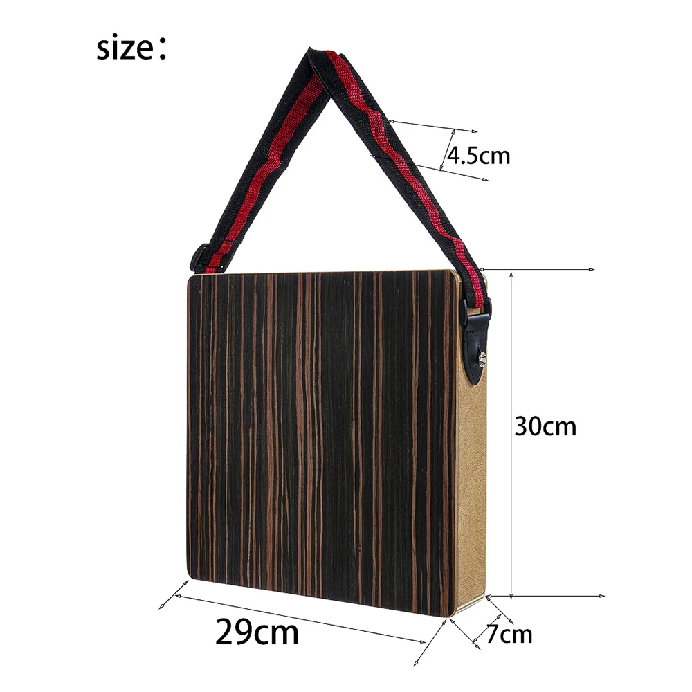 Бокс барабан две руки Черный дорожный тренировочный аккомпанемент музыкальный