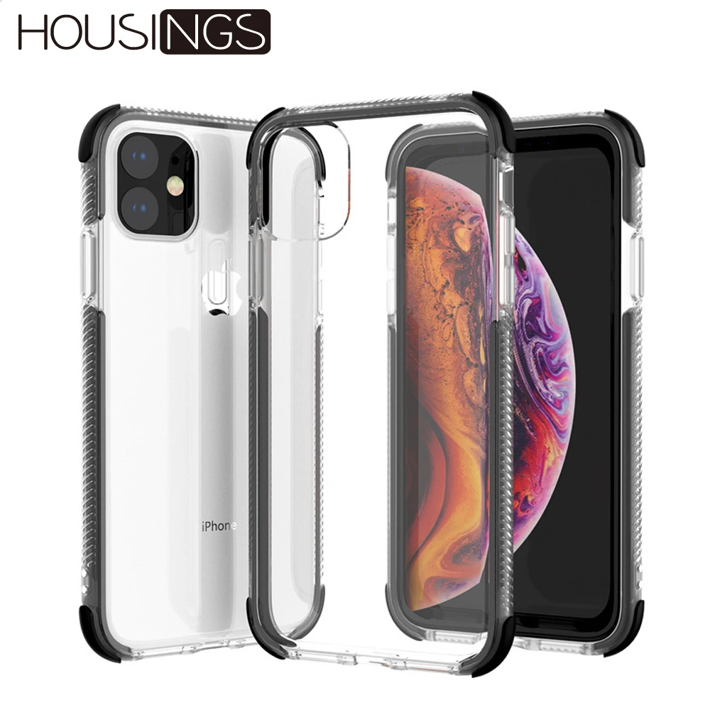 Чехол для iPhone 11 Pro подушки безопасности бампер чехол Max ударопрочный мягкий Iphone