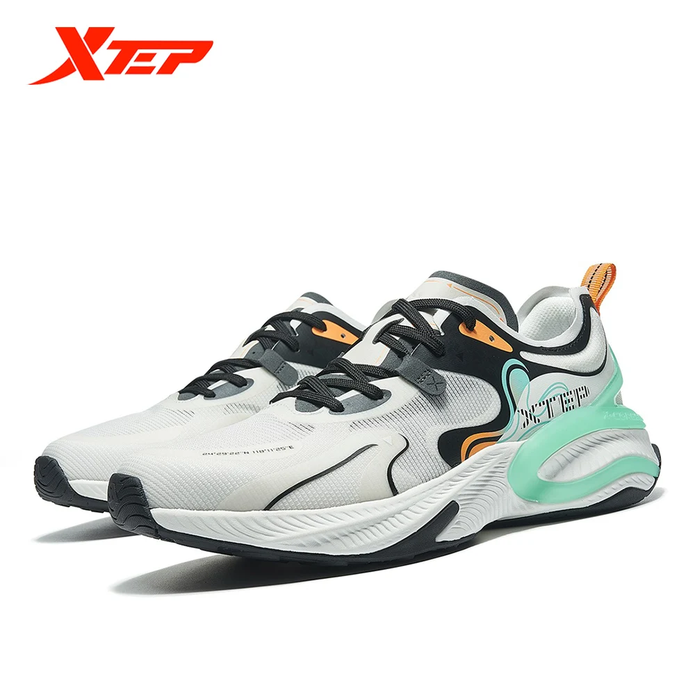 

Xtep Men's Leisure Shoes Lightweight Breathable Shoes Soft Sole Summer Sneakers Lace-Up 2021 New Running Shoes 979219393315