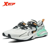 xtep mens leisure shoes lightweight breathable shoes soft sole summer sneakers lace up 2021 new running shoes 979219393315