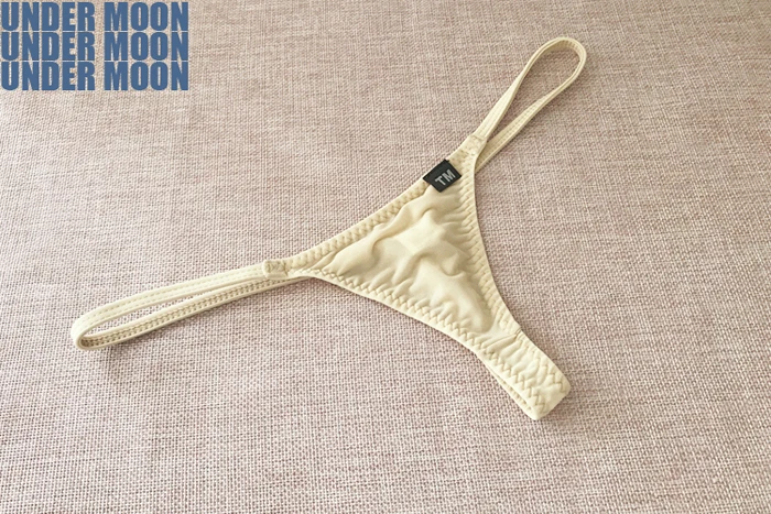 Бренд TM мужские сексуальные мини стринги из ледяного шелка нижнее белье