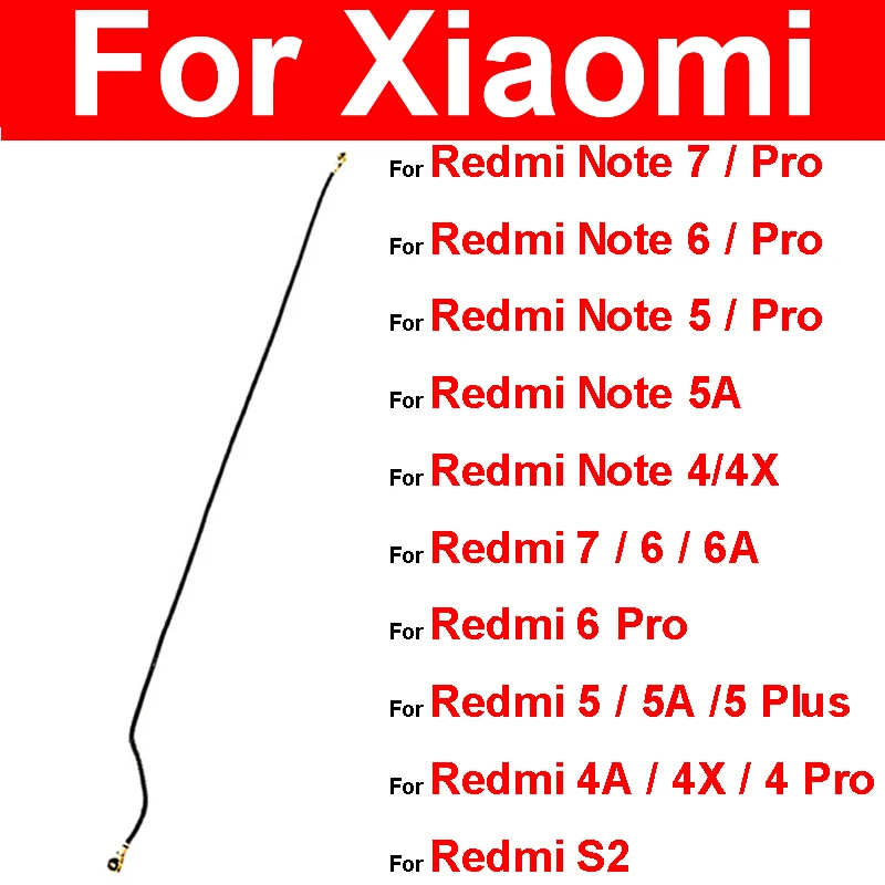 Антенна для сигнала гибкий кабель Xiaomi Redmi Note 4 5 6 7 S2 4X 4A 5A Pro Plus Prime Глобальный сигнал