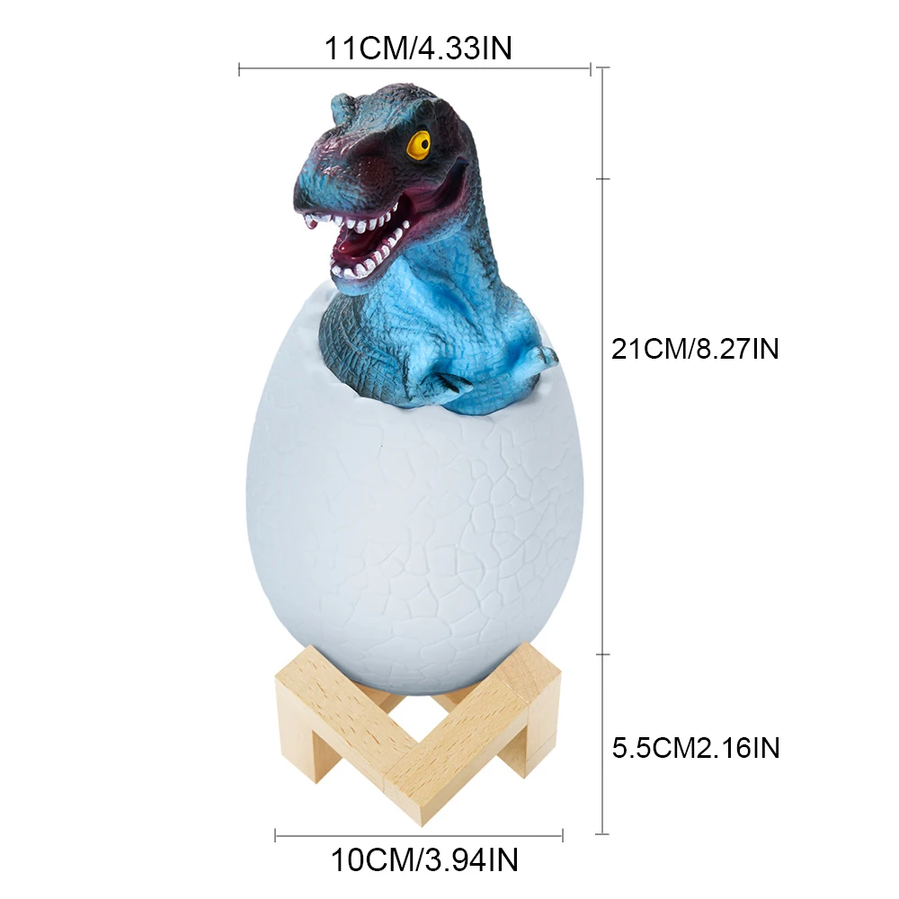 3D Dinosaur LED Artpad 3D Яйца динозавра стол ночной Светильник Перезаряжаемые с пультом дистанционного управления Управление для маленьких мальчиков подарок для девочек лампа с регулируемой яркостью 16 Цвет Led - Испускаемый цвет: 3D Dinosaur LED