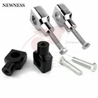 Зажим для руля 78 дюйма 1 дюйм, Алюминиевый зажим для руля Harley Custom Springer Bobber Chopper 22 мм 25 мм, черныйхром руль