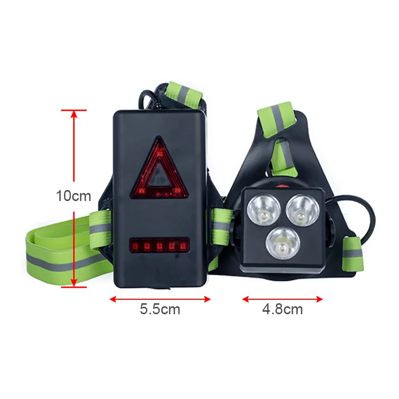 

Usb Charging Running Light Chest Light Outdoor Mountaineering Night Running Light Running Safety Warning Light for Dropshipping