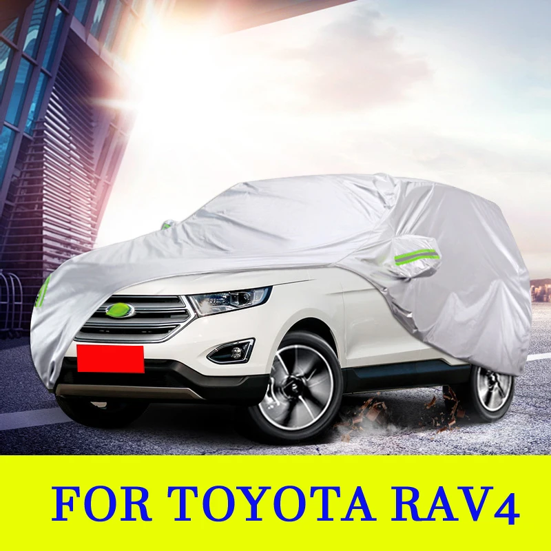 Exterior Full Car Cover Outdoor Protection Snow Cover Sunshade Waterproof Dustproof for Toyota RAV4 XA30 XA40 XA50 2009-2021