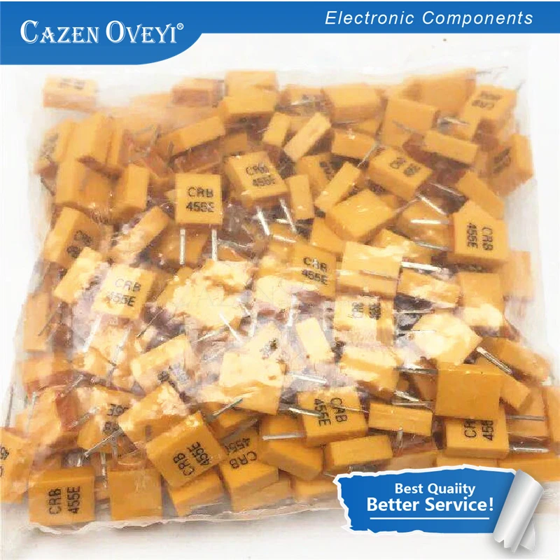 10 шт./лот 455E 455 кГц 455K керамический кристаллический осциллятор DIP 2 в