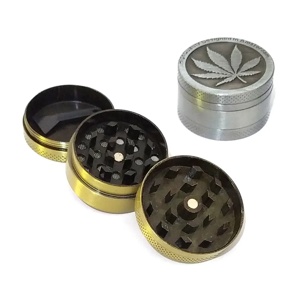 3/4 Layer Dry Herb Tobacco Grinder ​For Smoking Paper Grass Pipe Reamer Crush Cutting Grinding Weed Accessories Zinc Alloy Metal | Дом и сад