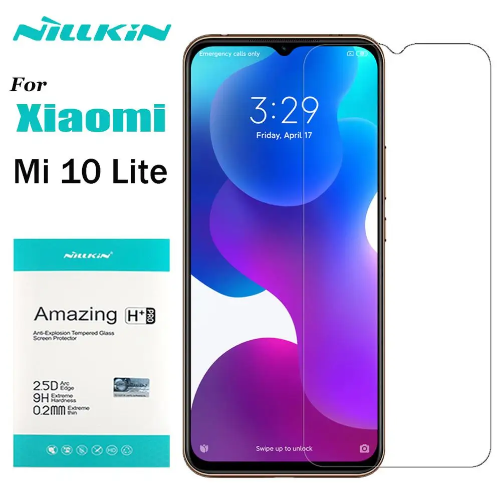 

Защитное стекло Nillkin, закаленное стекло 9H для Xiaomi Mi 10, Mi10 Lite