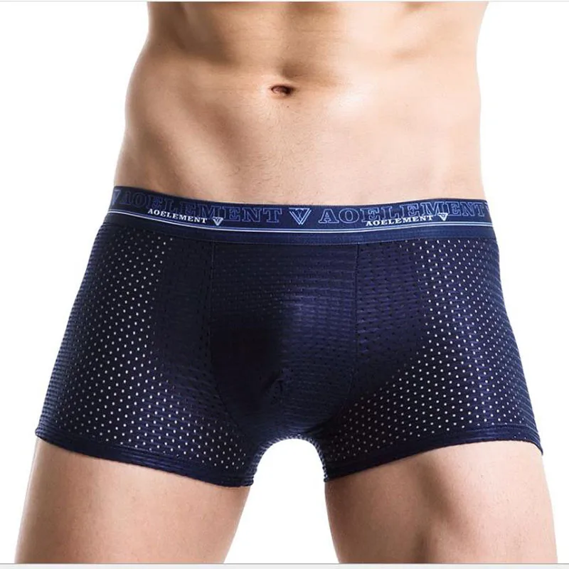 Нижнее белье для молодых мужчин шорты спортивные летние боксерские из ледяного
