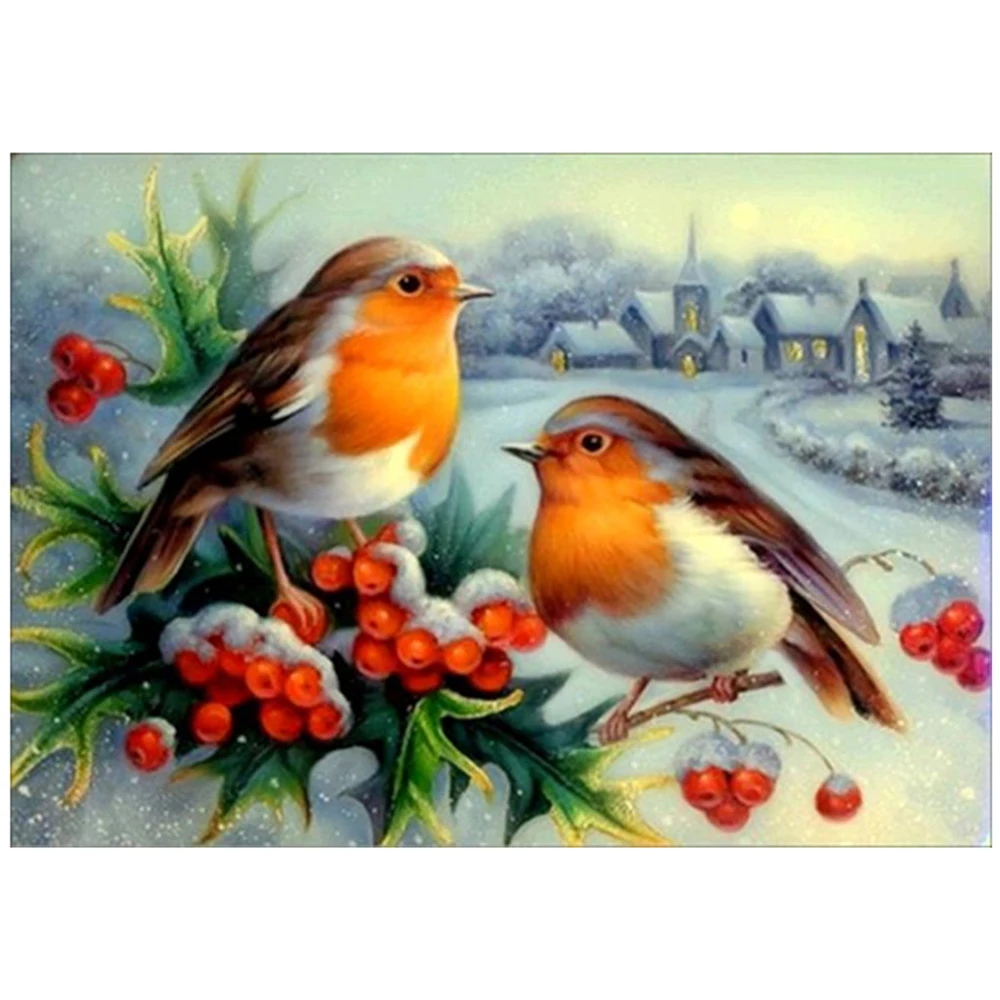 Набор для алмазной живописи 5D сделай сам вышивки крестиком мозаика из пар птиц