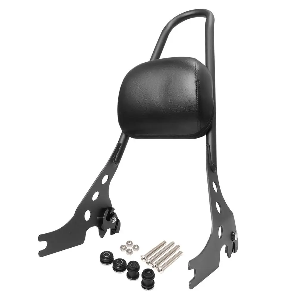 Черная мотоциклетная съемная спинка Cafe Racer для Harley Sportster XL 883C 883R 1200R 1200C XLH|Сиденья и