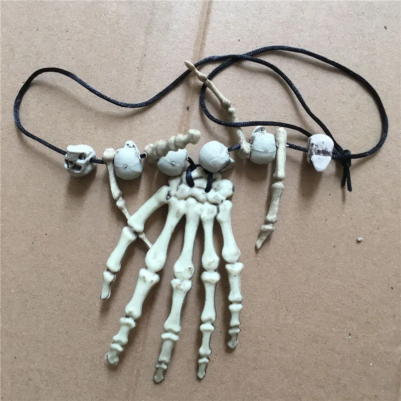 Декоративные украшения на Хэллоуин Ретро Старые кости руки миллионов головное