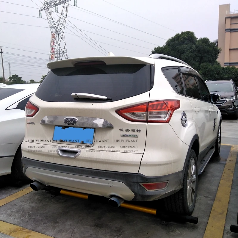 Для Ford Kuga Escape 2013 2014 2015 ABS Материал праймер цвет украшение заднего крыла автомобиля