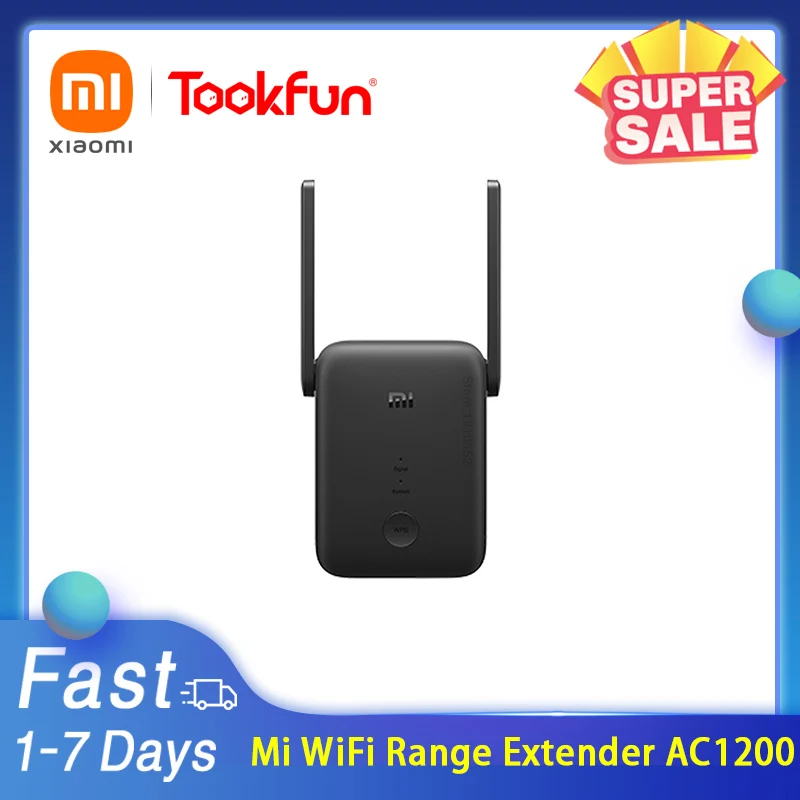 Новая глобальная версия Xiaomi Mi Wi Fi расширитель диапазона AC1200 1200 Мбит/с Ethernet порт 2 4