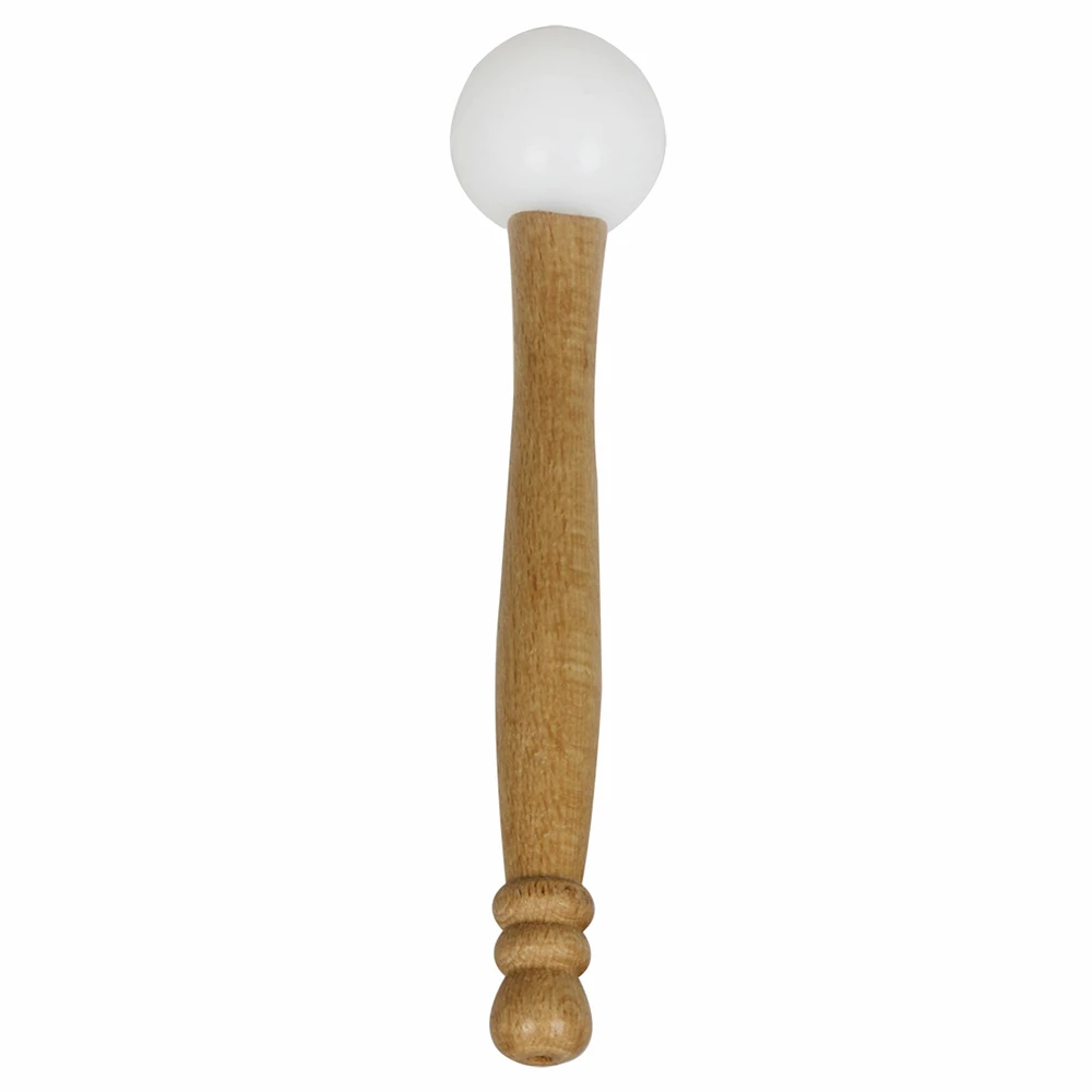 Rubber Mallet Stick Beater for Crystal Singing Bowl Wooden Handle Professional Buddha Sound &amp Ring Meditation |