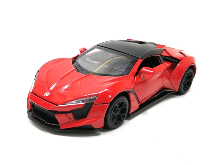 1:32 Lykan Hypersport модель автомобиля из сплава литой игрушечный автомобиль коллекция