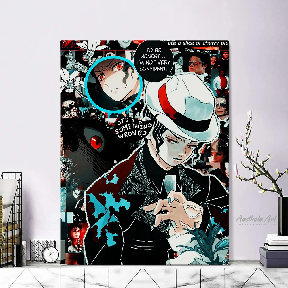 

Картина на холсте из аниме «кузан кибуцуцзи киметасу no Yaiba»