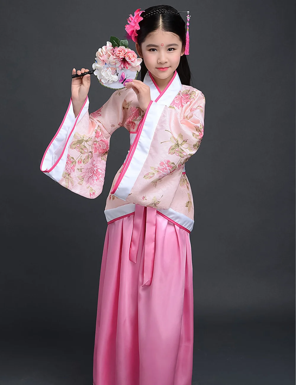 New Arrival Beautiful Chinese National Clothes Girls Vintage Dress Costume Kids Years Eve Dresses for Fancy | Детская одежда и