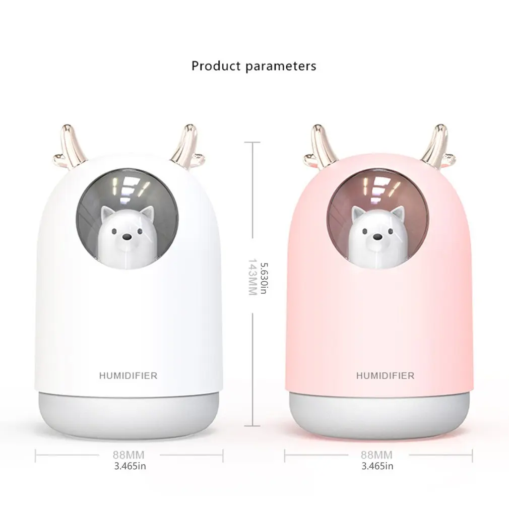 

Cute Pet Humidifier Usb Humidifier Mini Portable Aromatherapy Water Purifier Nebulizer Creative Night Light Humidifier