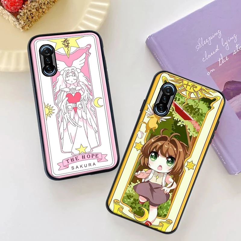 

Magic Card Phone Case For Xiaomi POCO X3 Pro F3 GT M3 X3 NFC Girls Herry Anime Funda Coque Carcasa Cases Back Cover Card Pattern