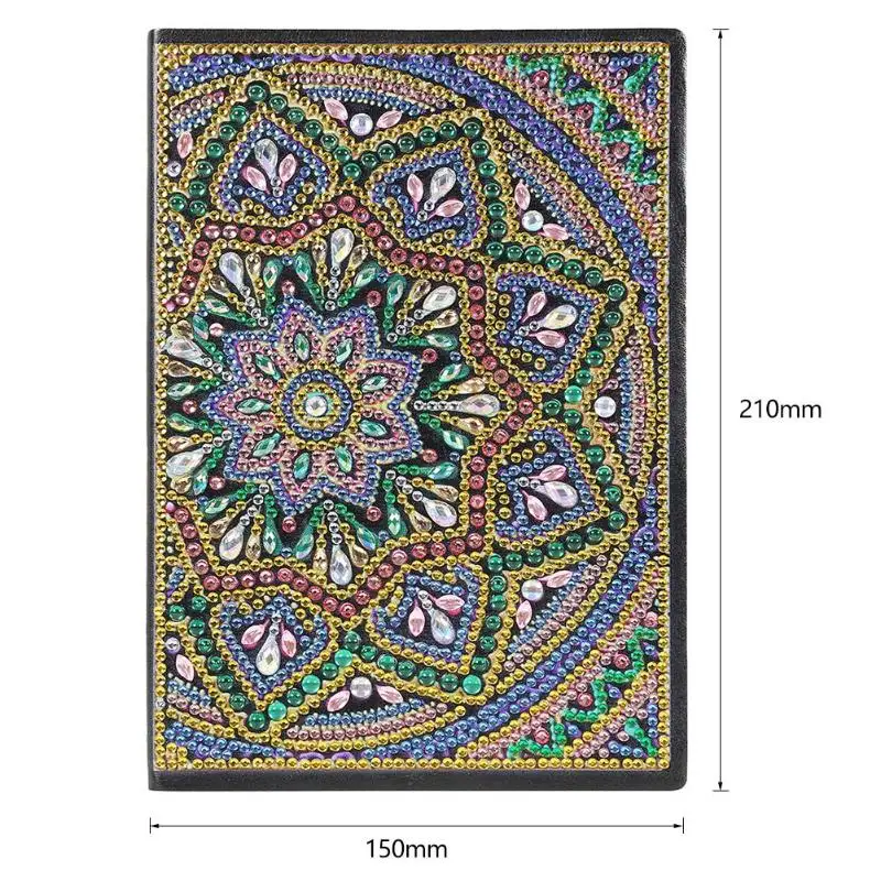 DIY Мандала алмаз особенной формы живопись 50 страниц A5 альбом для рисования