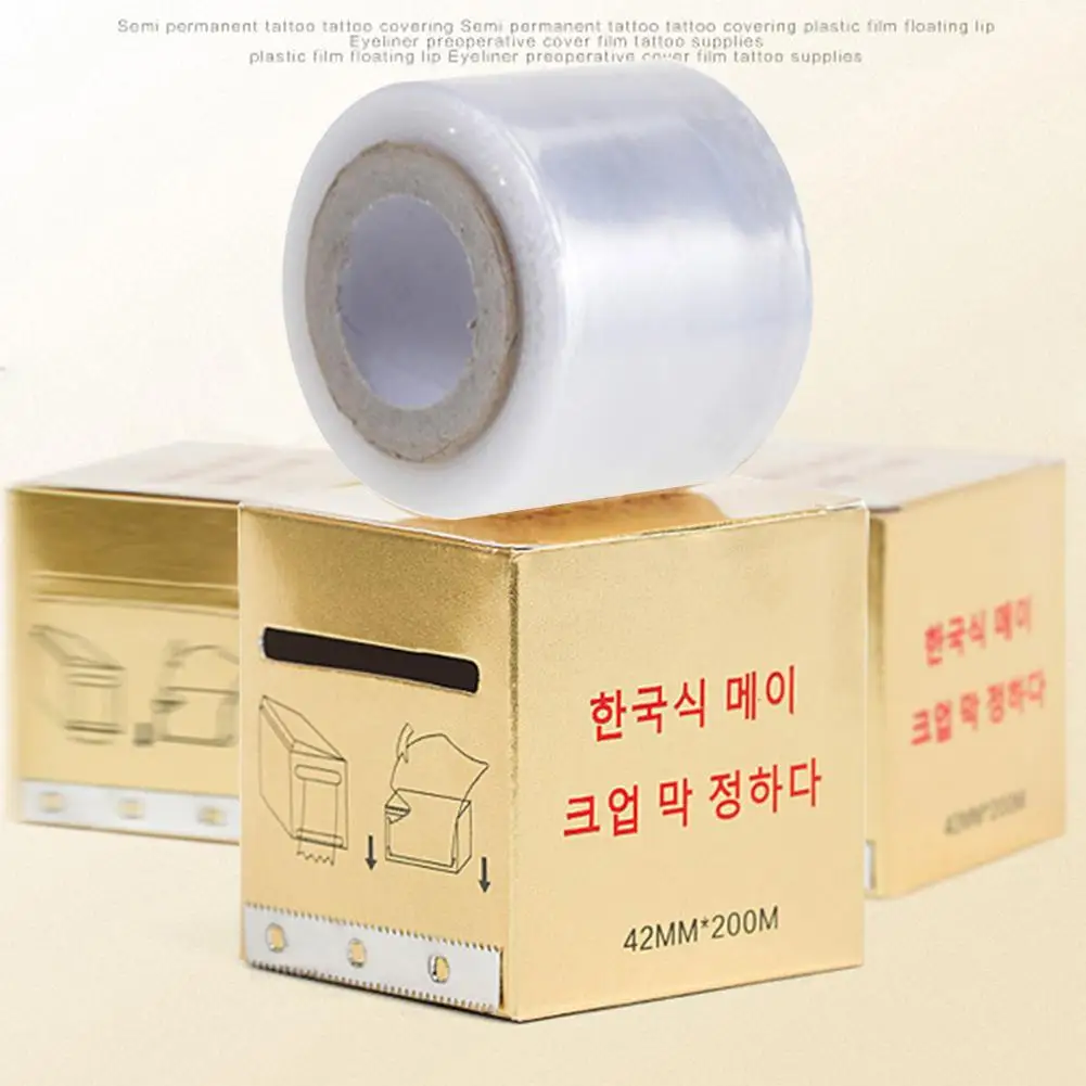 Полуперманентный Макияж для бровей и губ 1 коробка покрытие татуировки защитная