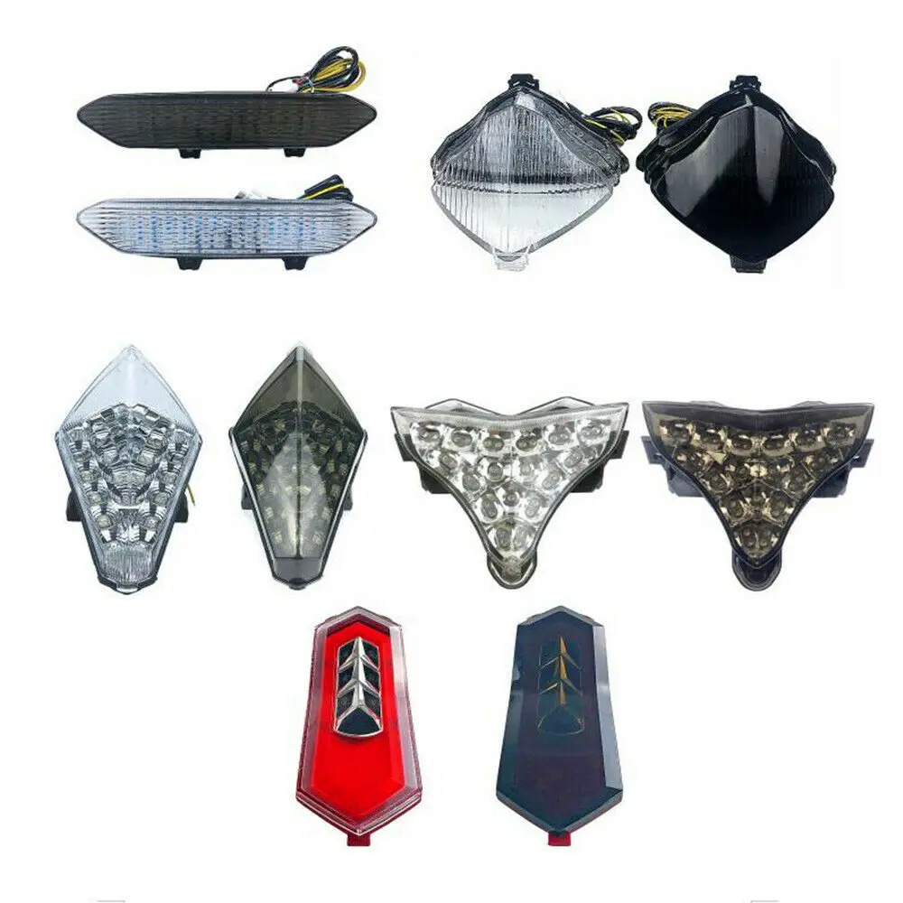 

Для YAMAHA YZF R1 YZF-R1 2002-2019 Встроенный светодиодный тормозной фонарь поворотники