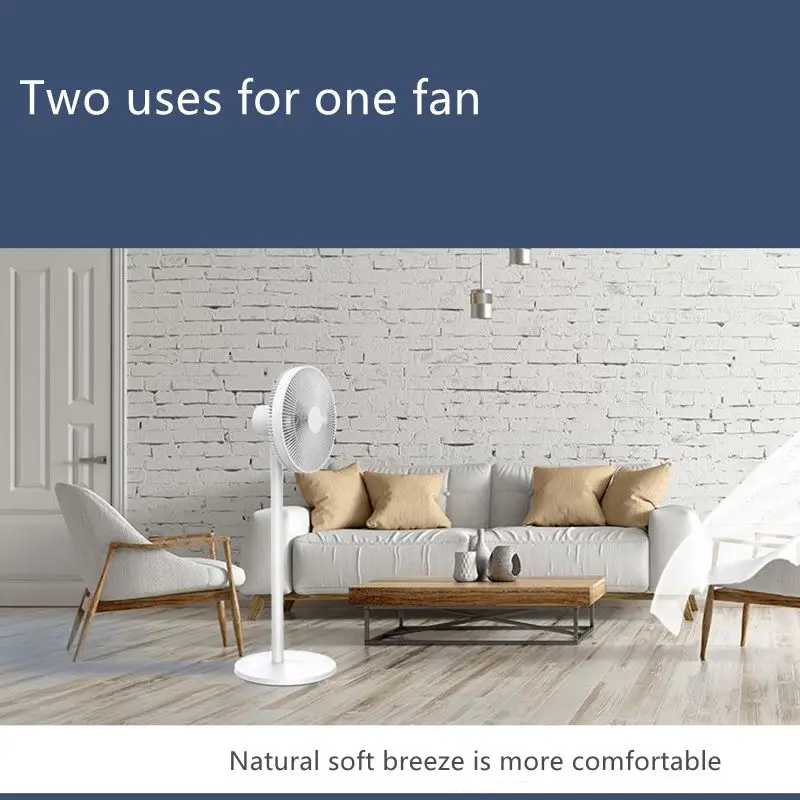 Новый напольный вентилятор XIAOMI 2021 с инвертором постоянного тока настольный