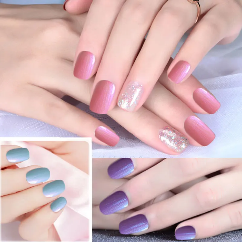 УФ гель для ногтей отмачиваемый Блестящий жемчужный Цветной Гель лак