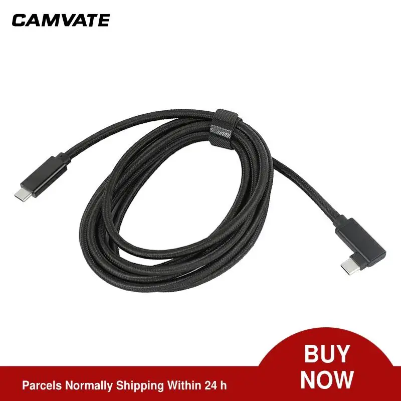 CAMVATE USB Type C 3 1 Gen 2 E Marker Cable 100W PD быстрая фотография для типа