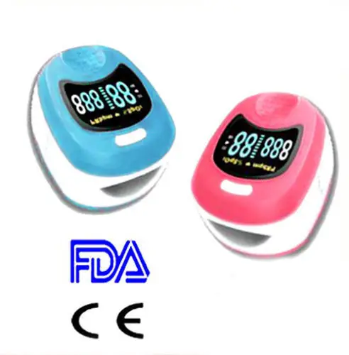 Симпатичный Пульсоксиметр CONTEC на палец кислородный монитор SPO2 для детей CMS50QB |