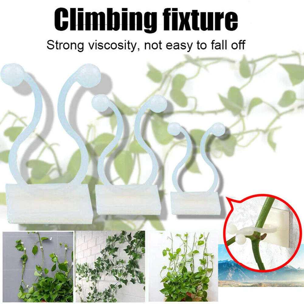 

100PCS set Wall Vines Fixtures Climbing Sticky Fixing Clips High quality
