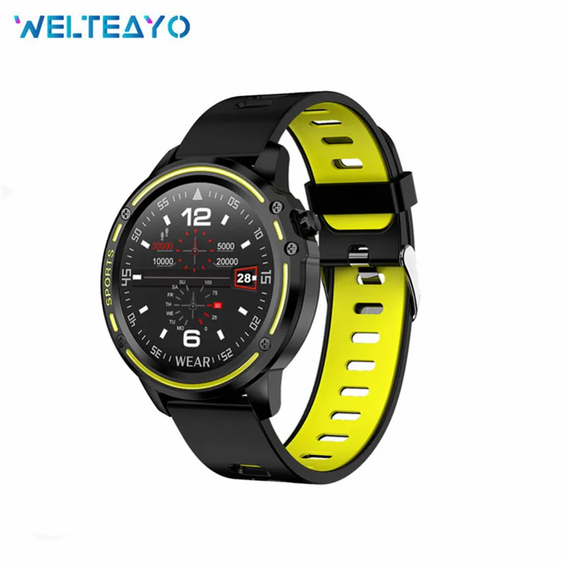 Смарт часы мужские IP68 Водонепроницаемый фитнес браслет режим смарт измерения