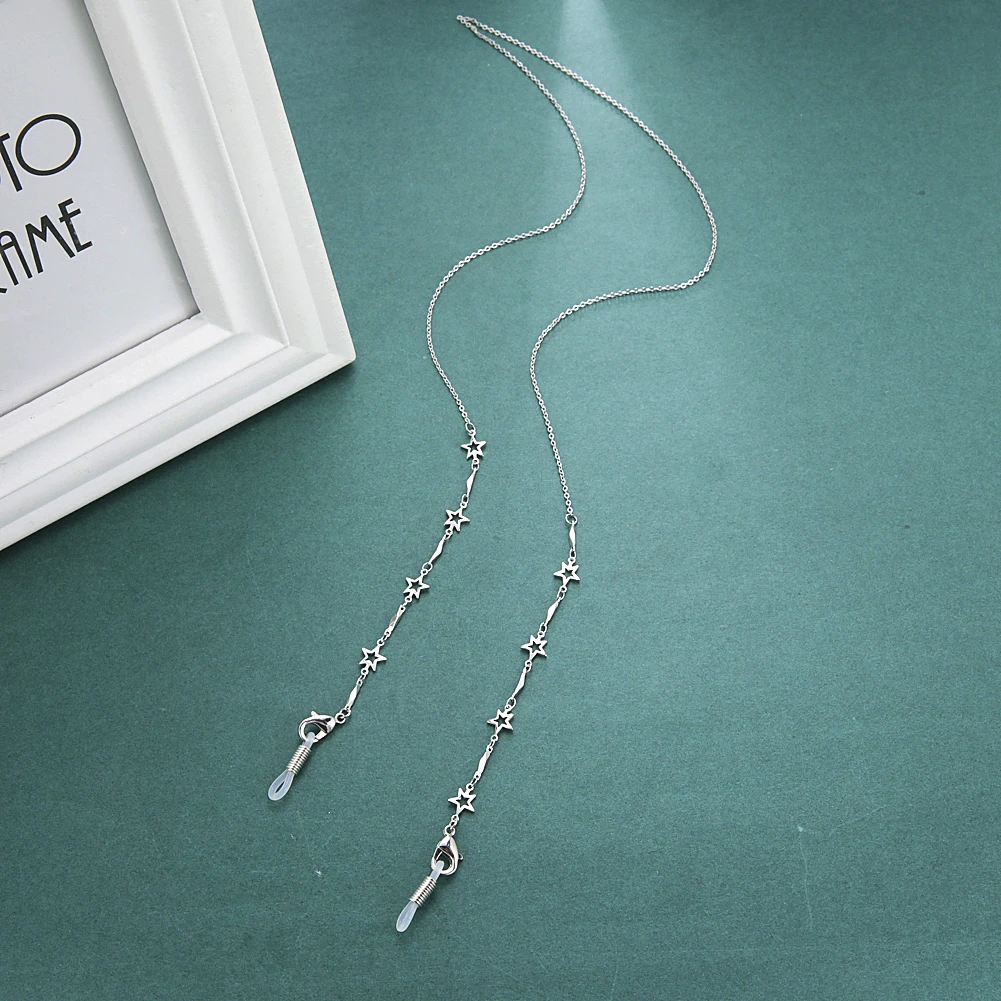 цепочка для очков Цепочка солнцезащитных Кристалл Жемчуг Бусины Очки Маска