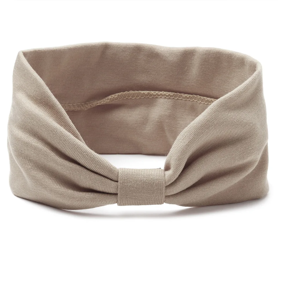 

Vintage Cotton Soft HeadBand Hairbands for Women Hair Accessories Fashion Solid Color Hairbands Girl Sport Turban Hair Band