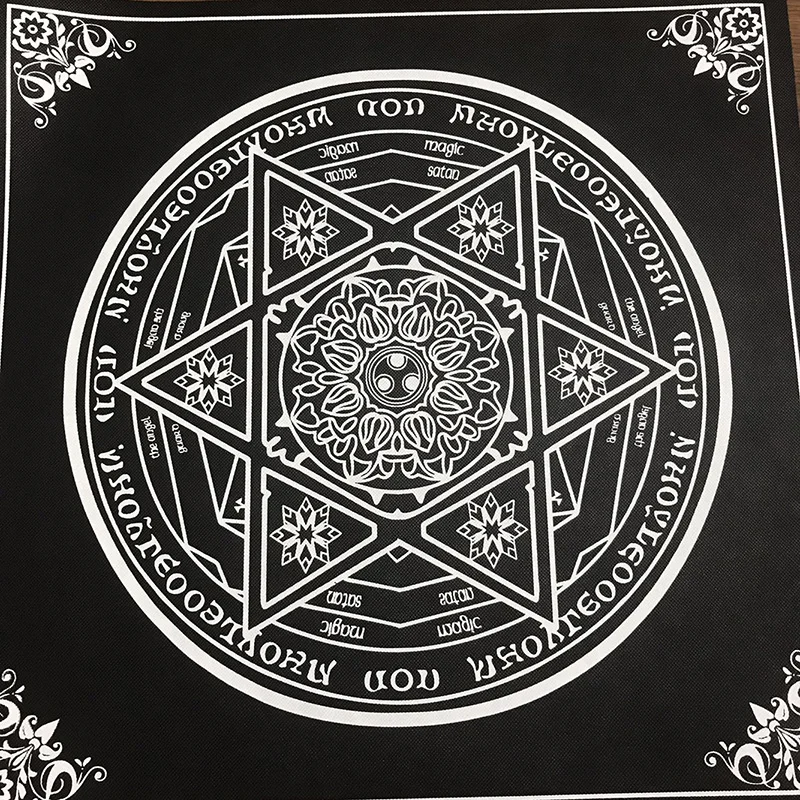 Скатерть Таро 50*50 см нетканых материалов красивый узор настольная игра карты