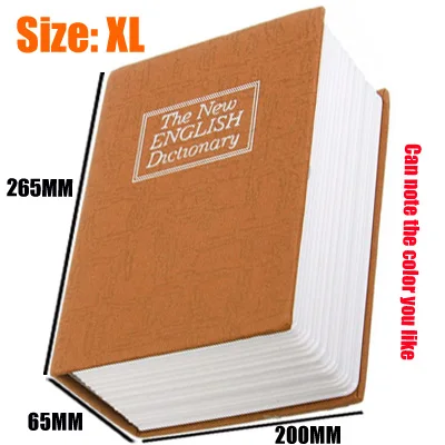 Словарь мини-Сейф книга скрытый секретный сейф для хранения наличных денег монет